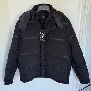 True Religion Men's Dark Puffer Jacket